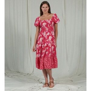Coco & Jamieson Pink Floral Dress